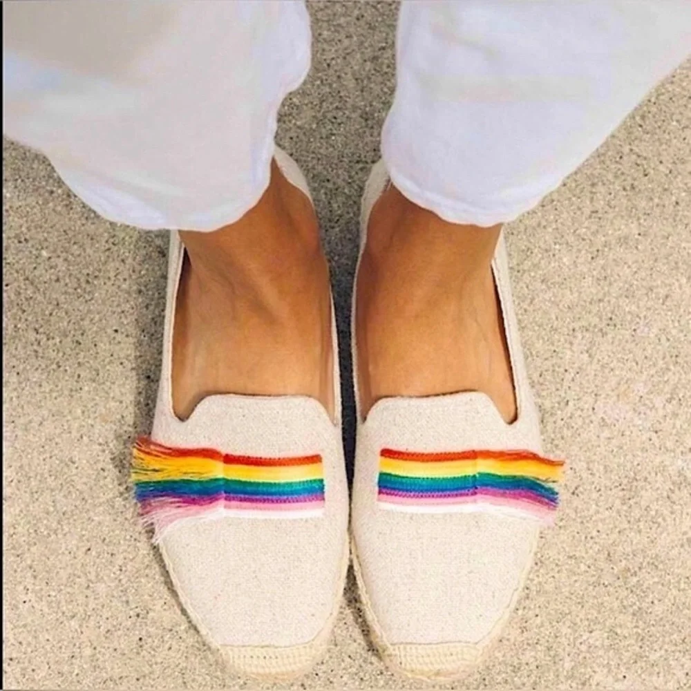 Anthropologie/Soludos Traditional Handcrafted Espadrilles Brand New in Box Sz 8